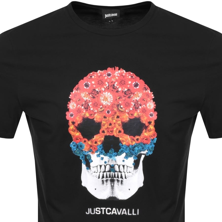 Alternative Image for ProductJust Cavalli Skull Logo T Shirt Black2